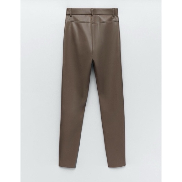 Zara Faux Leather Leggings - Picture 3 of 6